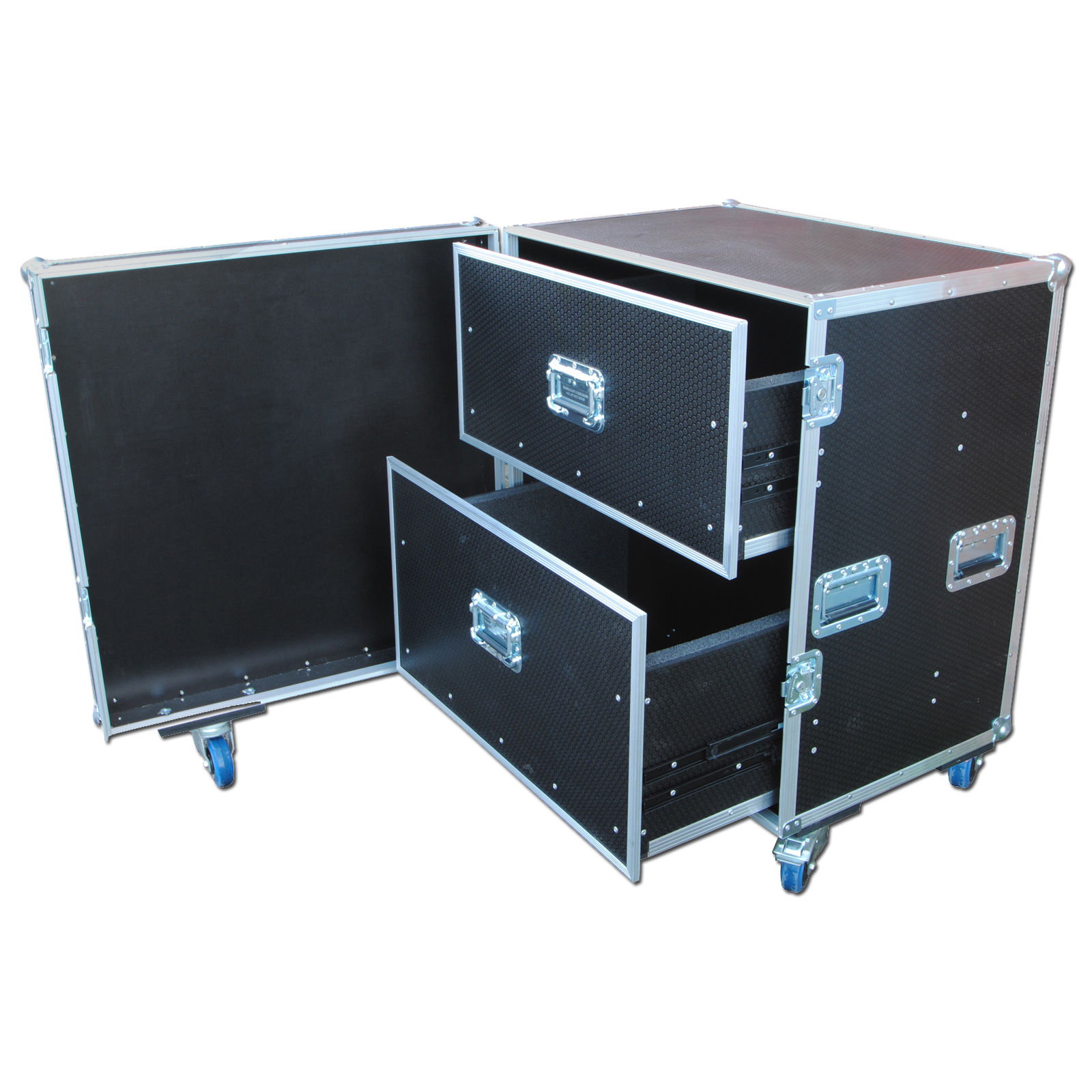 Custom Double Drawer Production Flight Case